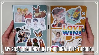 2020 READING BULLET JOURNAL FLIP THROUGH 📔