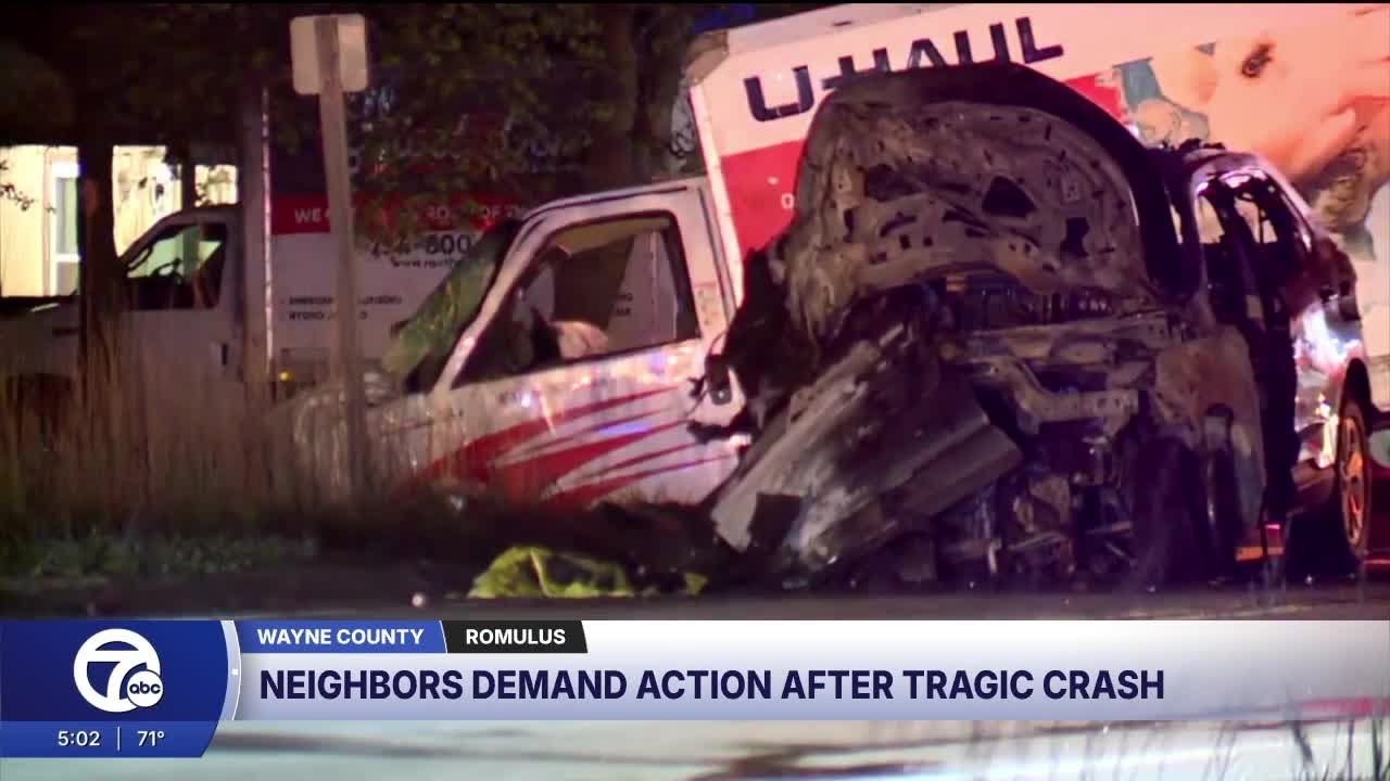 Neighbors demand action after deadly multi-car crash