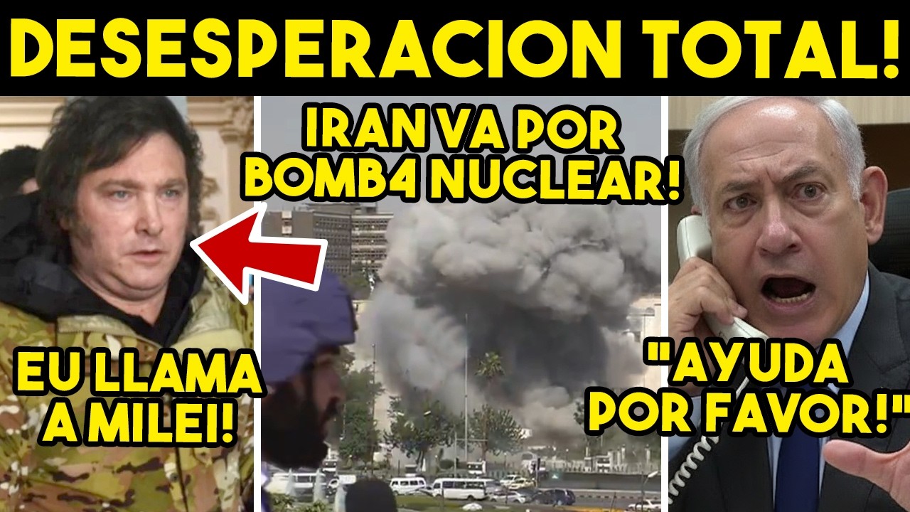SE CUMPLE PESADILLA! IRAN VA POR GOLPE FINAL, CAE DEFENSA ISRAEL. EU EN PANICO, PIDE AYUDA A MILEI.