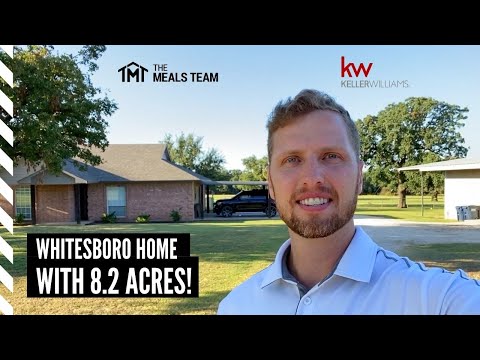 Homes With Land For Sale Whitesboro Tx | 166 County Road 126 Whitesboro, Tx