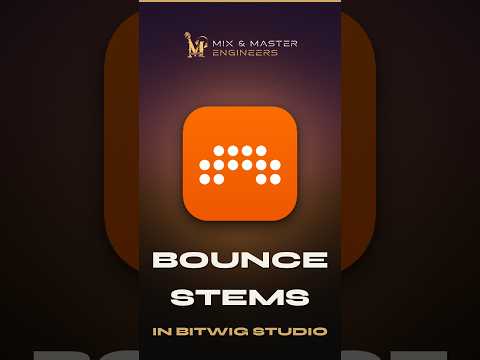 Video: how to export stems in Bitwig Studio