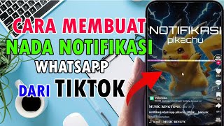 Download lagu How to Make a TikTok Ringtone for Whatsapp Notifications mp3