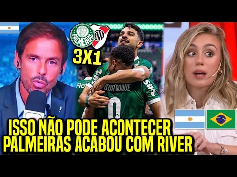 IMPRENSA ARGENTINA ENTRA EM CRISE APÓS PALMEIRAS ELIMINAR RIVER PLATE DA LIBERTADORES!