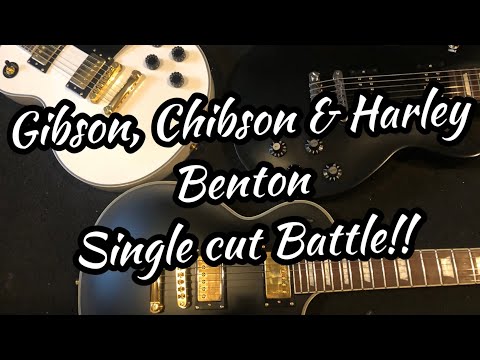 Single Cut BATTLE!! Gibson vs Chibson vs Harley Benton