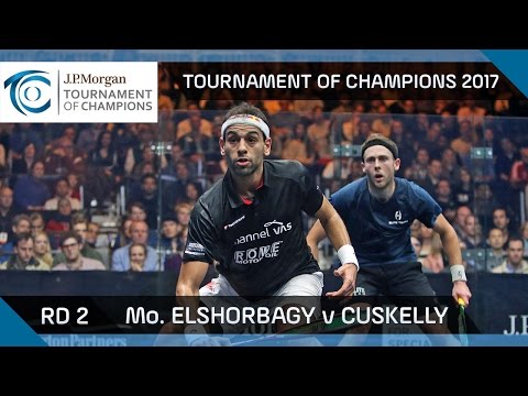Squash: Mo. ElShorbagy v Cuskelly - Tournament of Champions 2017 Rd 2 Highlights