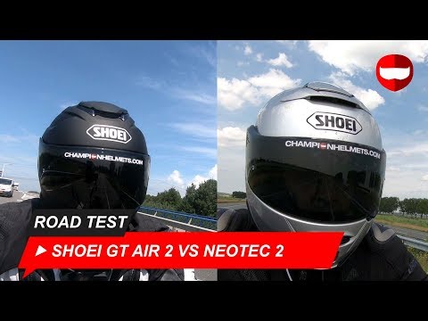 Shoei GT Air 2 vs Shoei Neotec 2 Road Test - ChampionHelmets.com