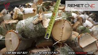 Ágdaraboló - benzinmotor - REMET RPS-120 (PRO) 360 - vontatható + szállítószalag 3m