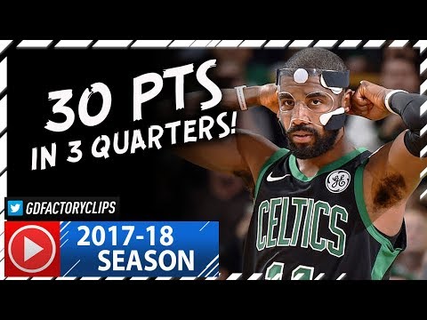 Masked Kyrie Irving Full Highlights vs Magic (2017.11.24) - 30 Pts in 3 Quarters!