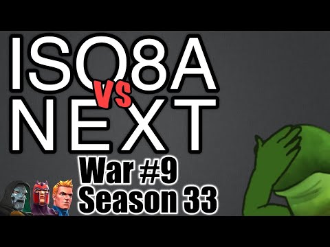 Alliance War Season 33 War 9 ISO8A vs. NEXT | MCOC AW