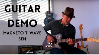 Video thumbnail for Magneto T-Wave Sen Electric Guitar : A Quick Demo by Tobias Ward-Edwards by TWE Guitar Tutorials
