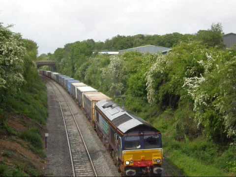 DRS 66417 with the 4S49 Daventry - Grangemouth
