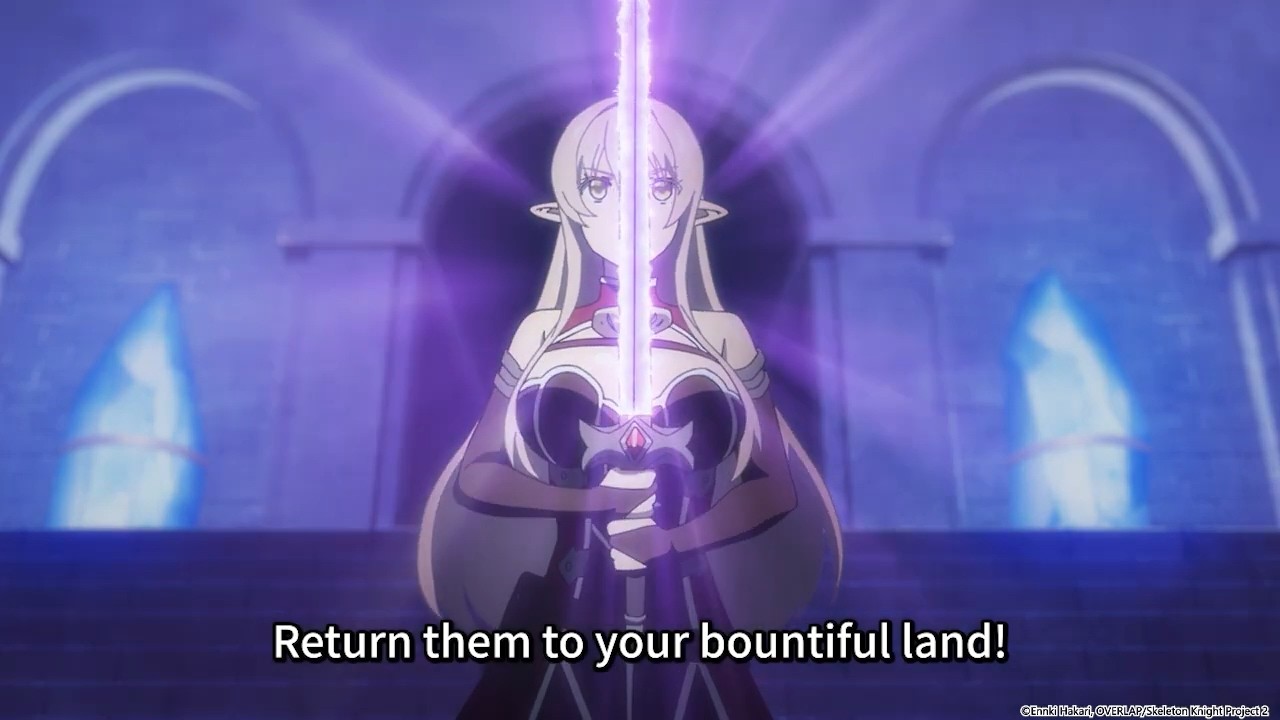 Turn Undead《Skeleton Knight in Another World Season 2》 Anime Highlight