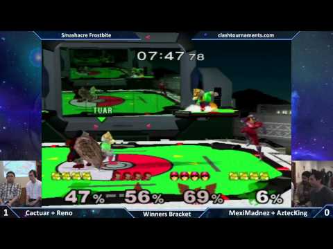 Smashacre Frostbite - Cactuar + Reno vs MexiMadnez + AztecKing - SSBM