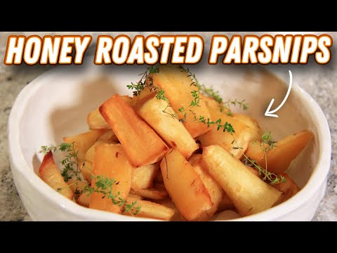 Honey Roasted Parsnips | The Only Honey Roasted Parsnips Video You'll Need!