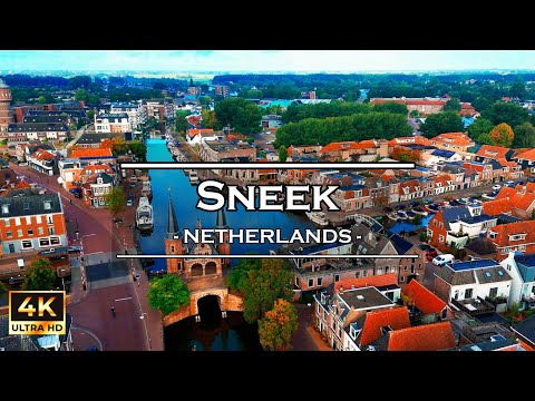 Sneek 4K Drone Video | Cinematic View | Elfstedenstad