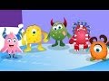 Five Little Monsters Nursery Rhyme With Lyrics Halloween Song Kids Tv Nursery Rhymes