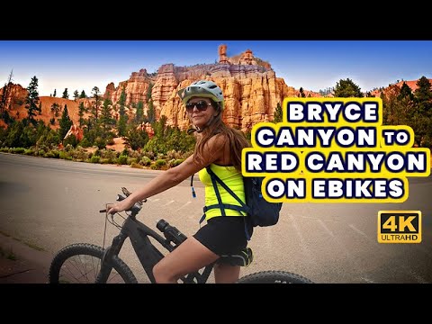Amazing eBike Rides - Bryce Canyon to Red Canyon Utah | 4K Relax