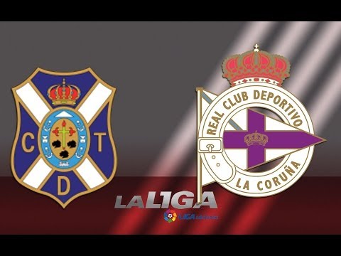Gol de Aridane (2-0) en el CD Tenerife - Deportivo de la Coruña - HD