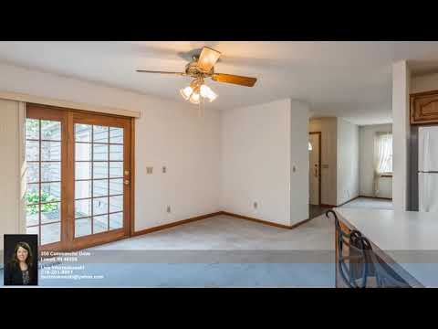 Just Listed for Sale in Lowell Indiana!  2 bed, 2 bath patio home!