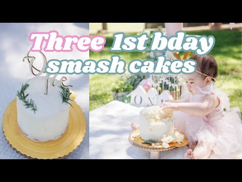 No Sugar Healthy Smash Cake | Three Options for Baby's First Birthday
