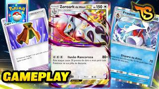 DESCARTAR PARA GANHAR! Deck Zoroark Hisui e Frosslass tem combinação IDEAL no Pokémon TCG Pocket