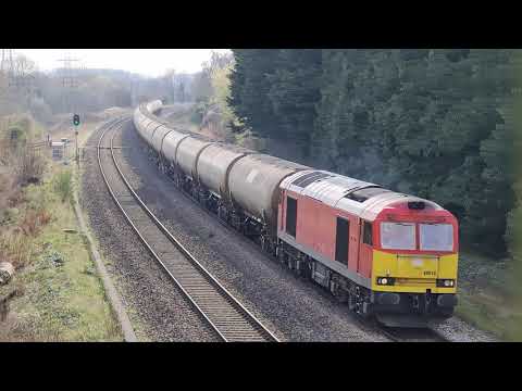 60010 Working 6E45 Theale to Lindsey at Kennington junction 22/03/2021