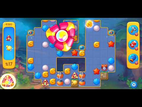 fishdom level 4385 / niveau 4385 full auto-booters