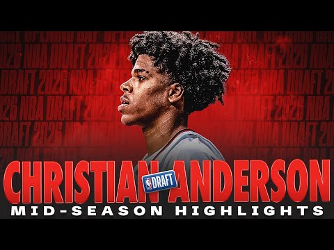 Texas Tech guard Christian Anderson Mid-Season Highlights | 2026 NBA Draft