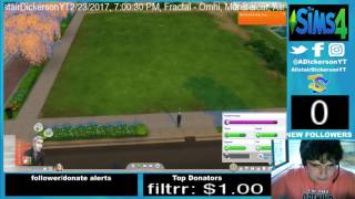 Livestream The Sims4 - Building a 5x5 Castle P1