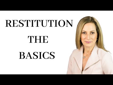 Restitution in Criminal Cases