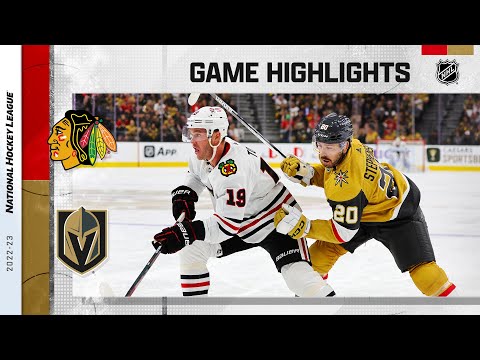 Blackhawks @ Golden Knights 10/13 | NHL Highlights