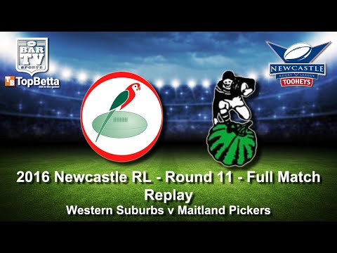 2016 Newcastle RL Round 11 Full Match Replay - Western Suburbs v Maitland Pickers