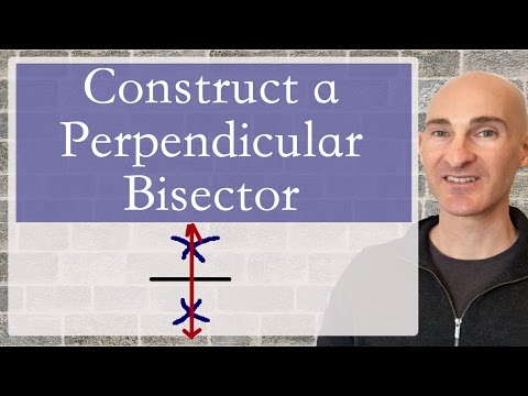 Constructions Perpendicular Bisector (Geometry)