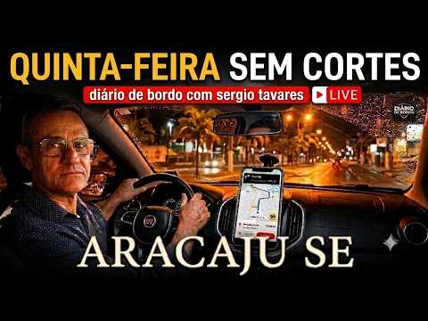 UBER AO VIVO: QUINTA À NOITE NA PRÁTICA EM ARACAJU | SEM CORTES