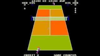 Arcade Game: Tennis (1982 Data East)