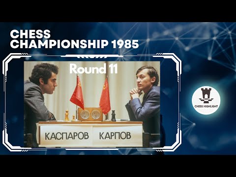Kasparov makes it even!  Kasparov vs. Karpov 1985 Game 11