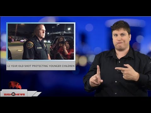 12 year old shot protecting younger children (ASL - 10.6.18)