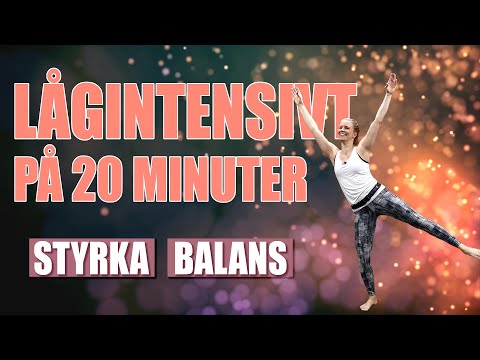 Lågintensivt träningspass (stående/låg puls/inga hopp) på 20 minuter
