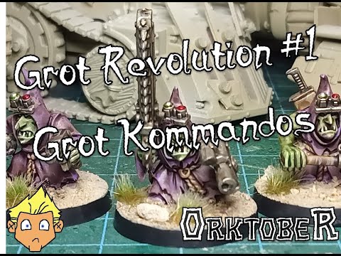 Grot Revolution #1 Grot Kommandos (speed paint) #Orktober