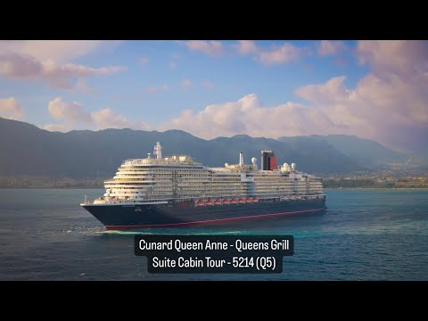 Thumbnail for Cunard Queen Anne - Queens Grill Suite Cabin Tour - 5214 (Q5)