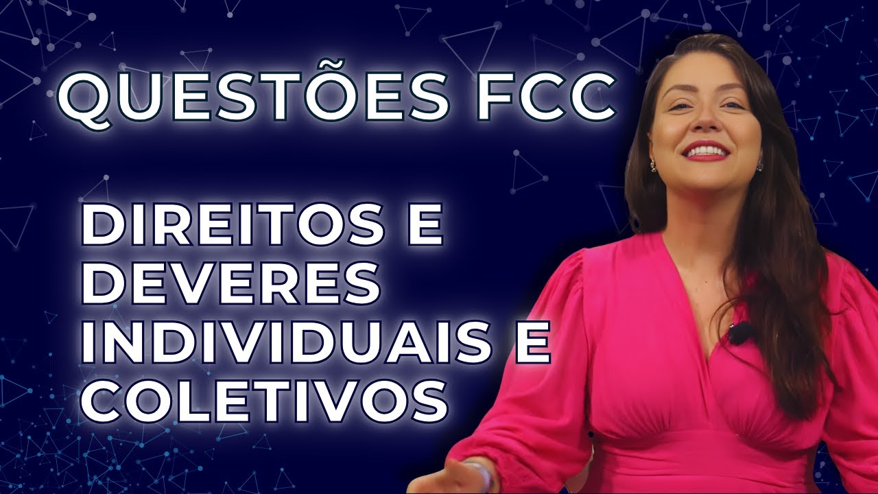 Questões FCC - Artigo 5º | Direito Constitucional | Adriane Fauth