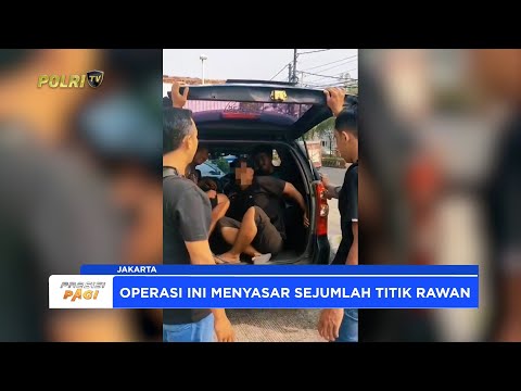 POLSEK GROGOL PETAMBURAN AMANKAN 13 ORANG HASIL OPERASI PREMANISME