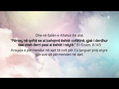 Dobitë që përfitohen nga përmendja e shkakut për një dispozitë fetare janë tre - Uthejmin