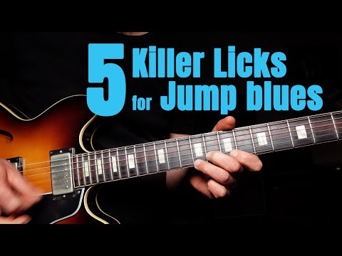 5 Jump Blues Licks That ACTUALLY Work (Fast Swing Blues Guitar)