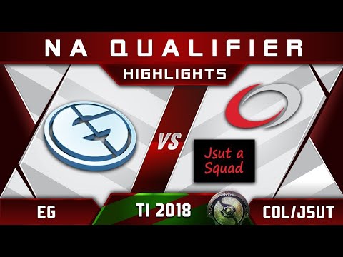 EG vs coL / Jsut a Squad - TI8 The International 2018 NA Highlights Dota 2