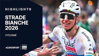 STRADE BIANCHE 2026 - Pogacar TUE la concurrence et le suspense, Paul Seixas IMPRESSIONNE encore