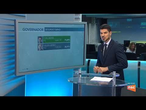 Resultado do 2º Turno das Eleições 2018 em Santa Catarina - NSC TV - 28/10 (HD)