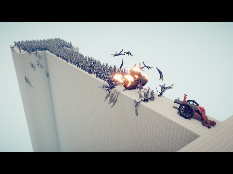 BOMB CANNON BRIDGE LAST STAND - Totally Accurate Battle Simulator