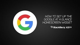 How to setup the Google At a Glance homescreen widget