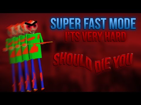 Baldi's Basics The Abandoned School (SUPER FAST MODE) [Baldi's Basics Mod]